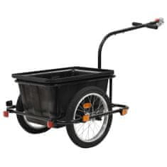 shumee Přívěsný vozík za kolo černý 50 l