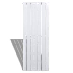 Greatstore Lamelový radiátor bílý 542 mm x 1500 mm + tyč na ručníky 542 mm