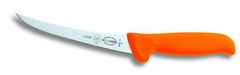 F. Dick Speciální vykosťovací nůž se zahnutou čepelí, poloohebný v délce 10 cm 10 cm, oranžová