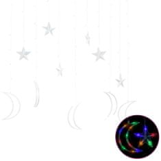 shumee Pohádková světla Hvězda a měsíc dálkový ovladač 138 LED barevná