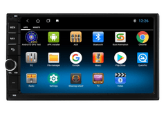 Hizpo 2 GB Univerzální 2din Autorádio s Android, GPS navigace, Handsfree - Bluetooth, WIFI, Kamera, 2GB RAM + 32GB ROM, Android Rádio