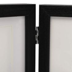 shumee Třídílný fotorámeček, 28x18 cm + 2x(13x18 cm), černý