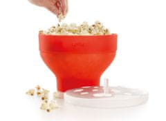 Lékué Silikonová nádoba na přípravu Popcornu v mikrovlnce Lekue | červená