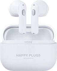 Happy Plugs Hope, bílá - použité