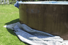 HANDI HELP Podkladní bazénová geotextilie 4 x 4m 250g šedá
