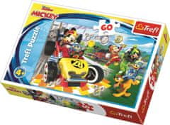 Trefl Puzzle Mickey a závodníci 60 dílků