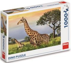 Dino Puzzle Žirafí rodina