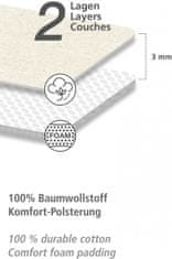 TWM Potah na žehlicí prkno Basic Pro 52 x 12 cm bavlna bílý
