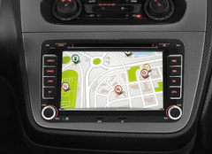 Junsun 2din Autorádio pro Seat Toledo 2004-2009 a Altea XL 2004-2015 s GPS navigací, USB, WIFI, rádio navigace Volkswagen, Skoda, Seat