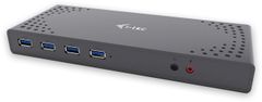 I-TEC USB 3.0 / USB-C 5K Univerzální dualní dokovací stanice, 2x 4K 60Hz video