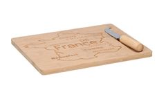 American Vintage Dřevěná deska "France" se sýrovým nožem ALPINA