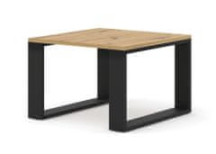 Homlando Konferenční stolek LUCA 60 x 60 cm řemeslný dub