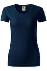 Malfini Dámské triko, organická bavlna, tmavomodrá, XS