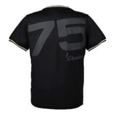 Vespa Pánské tričko 75th - černá - 2XL