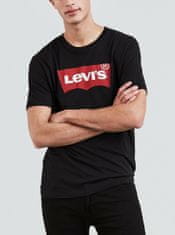 Levis Černé pánské tričko s potiskem Levi's S
