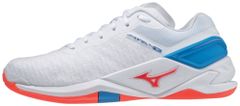 Mizuno WAVE STEALTH NEO / WHITE / IGNITION RED / FRENCH BLUE / 51.0/15.0