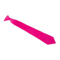 NANDY Dětská kravata, 30 cm, pro děti ve věku 2-10 let - růžová