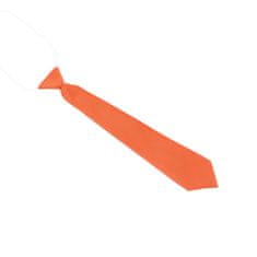 NANDY Dětská kravata, 30 cm, pro děti ve věku 2-10 let - oranžová