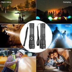 Solight LED nabíjecí svítilna, 1000lm, zoom, dárkové balení, Li-Ion, WN34