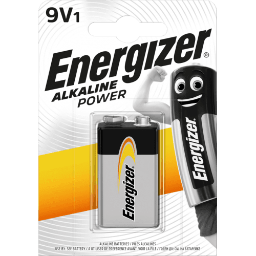 Energizer ALKALINE POWER BATERIE 9V 1ks