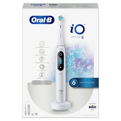 Oral-B magnetický zubní kartáček iO Series 8 White Alabaster