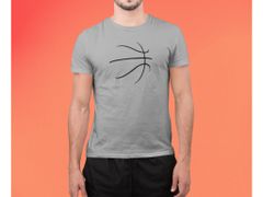 Fenomeno Pánské tričko - Basketbal - šedé Velikost: S