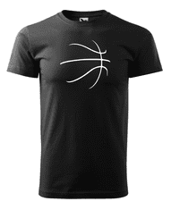 Fenomeno Pánské tričko - Basketbal - černé Velikost: 4XL