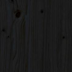 shumee Stojan na monitor černý 60 x 24 x 10,5 cm masivní borové dřevo