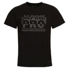 ALPINE PRO Pánské triko , HOOP | MTSX596990 | L | černá