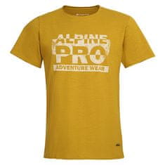 ALPINE PRO Pánské triko , HOOP | MTSX596581 | M | žlutá