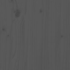 shumee Stojan na monitor šedý 60 x 24 x 10,5 cm masivní borové dřevo
