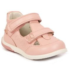 Prolamované boty na suchý zip American Club Jr AM892B pink velikost 21