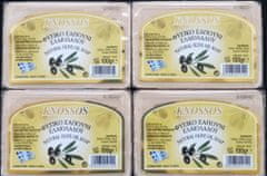 Knossos Řecké olivové mýdlo přírodní bílé 100gr(4 kusy)