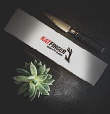 KATFINGER | Damaškový nůž Nakiri 7" (17cm) | Resin | KF302