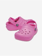 Crocs Růžové holčičí pantofle Crocs 19-20