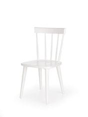 Artspect Dřevěná jídelní židle 50x45x89cm - Bílá