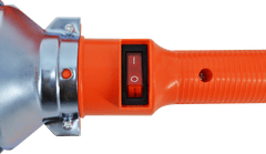 Dílenská lampa oranžová 220V 10M guma