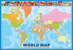 EuroGraphics Puzzle Mapa světa 100 dílků