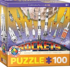 EuroGraphics Puzzle Mezinárodní vesmírné rakety 100 dílků