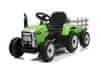 Elektrický Traktor Workers s vlečkou, Pohon zadních kol, 12V baterie, 2,4 GHz Dálkový ovladač, USB