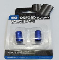 Oxford čepičky ventilku VALVE CAPS OX763 modrý