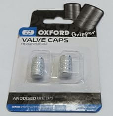 Oxford čepičky ventilku VALVE CAPS OX761 silver