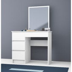 Akord Toaletní stolek se zrcadlem clp t-6/sl 500x600 levý bílý