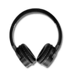 Qoltec Bezdrátová sluchátka do uší s mikrofonem | BT | Super Bass | Black