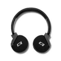 Qoltec Bezdrátová sluchátka do uší s mikrofonem | BT | Super Bass | Black