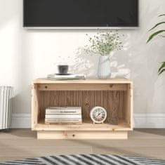 Greatstore TV skříňka 60 x 35 x 35 cm masivní borové dřevo