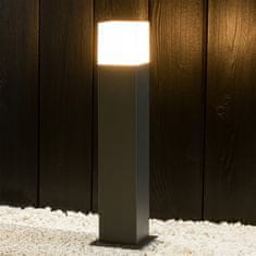 Basic Zahradní lampa LED E27 sloupek 44 cm grafit New York