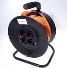 PremiumCord PremiumCord Prodlužovací kabel 230V 25m buben, průřez vodiče 3x1,5mm2