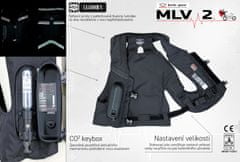 Hit-Air MLV 2 airbag vesta limitovaná edice černá se zelenými prvky - Velikost : Medium (S-XL)