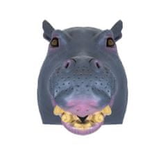 Korbi Profesionální latexová maska Hippopotamus, hroší hlava